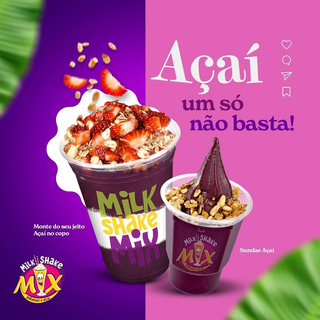 Combo Açai No Copo 300Ml 2 Unidades